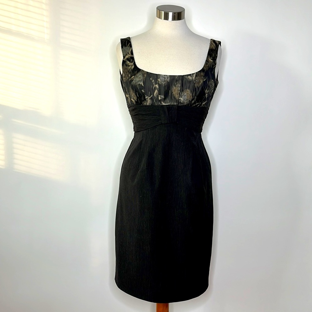 Nanette Lepore Floral Print Empire Waist Dress w/ Rear Split‎ Sz 6